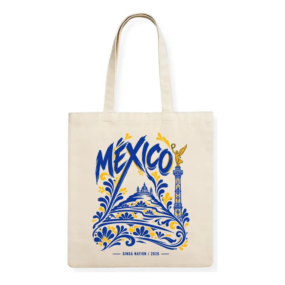 Ecobag México — Ginga Nation Fest 2026 · lona natural